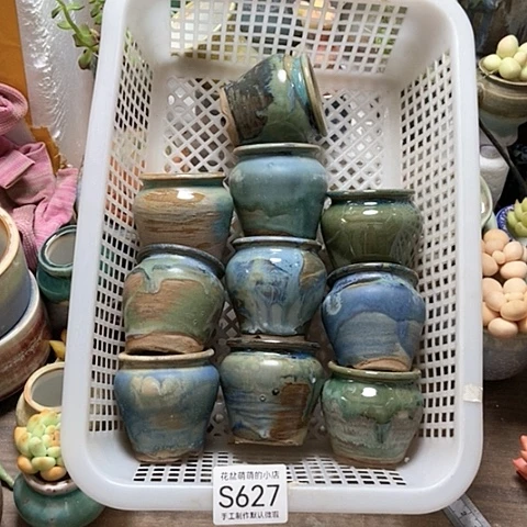 紫砂花盆627微瑕品口径4到4.5左右