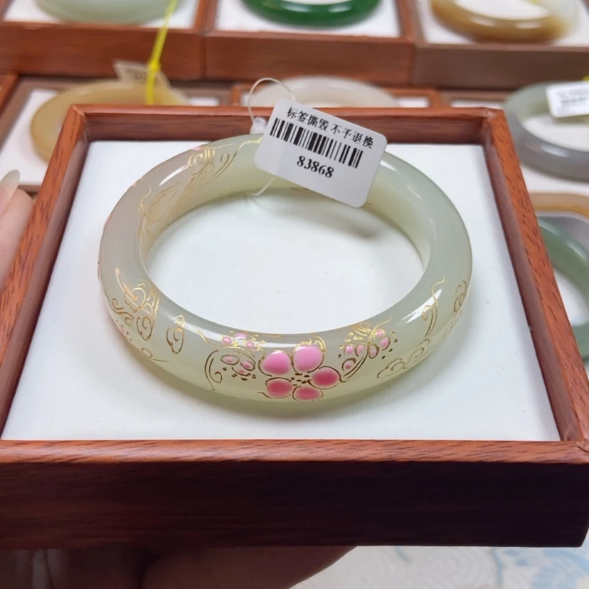 【闪购商品】和田玉手镯未镶嵌52.6。 2号