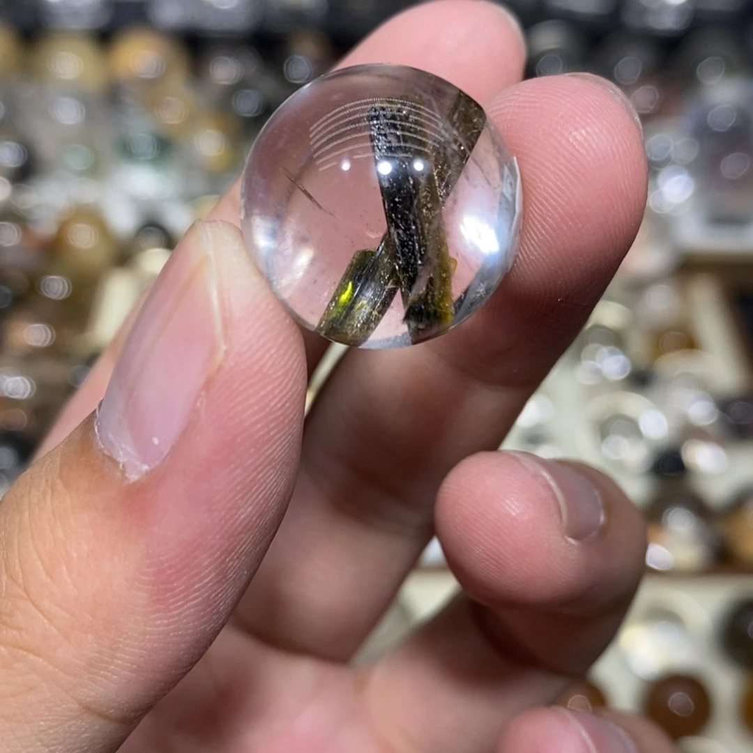 水晶珠宝半成品未镶嵌19m