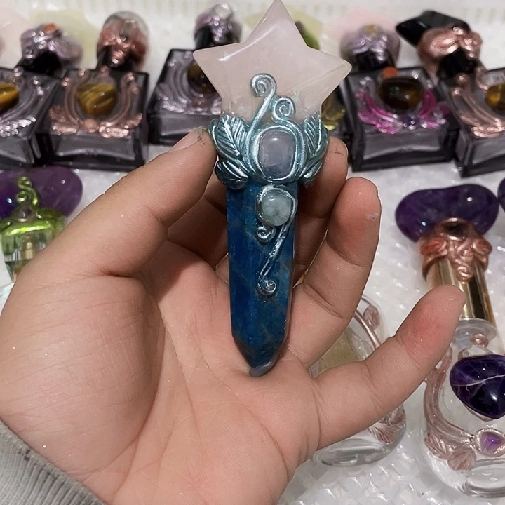 紫晶摆件未镶嵌她**。水晶