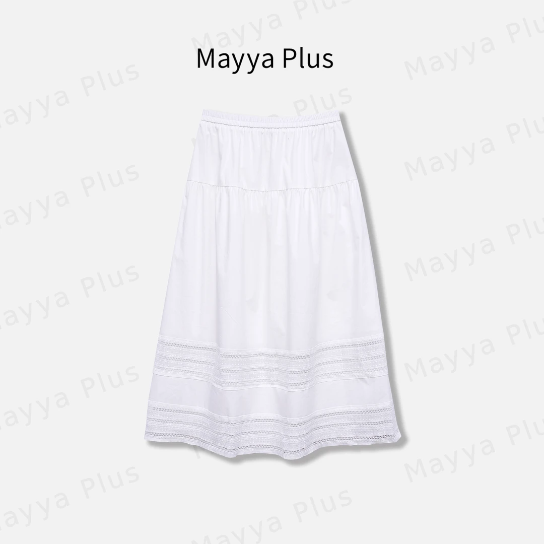 【冰岛裙】轻奢气质显瘦欧若风梭织半裙32526780