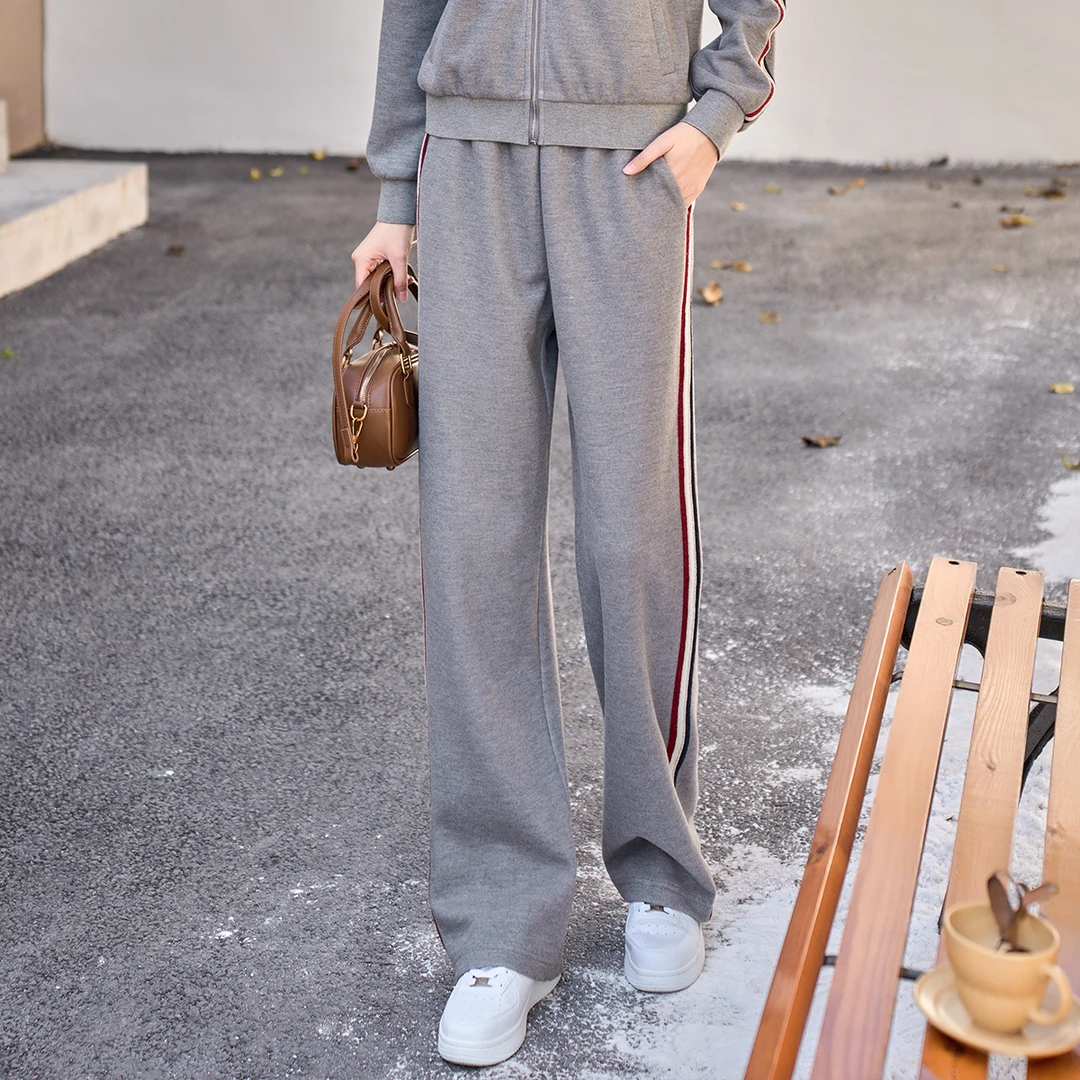 ToyzY时尚明星灰套装裤子ZC34520810