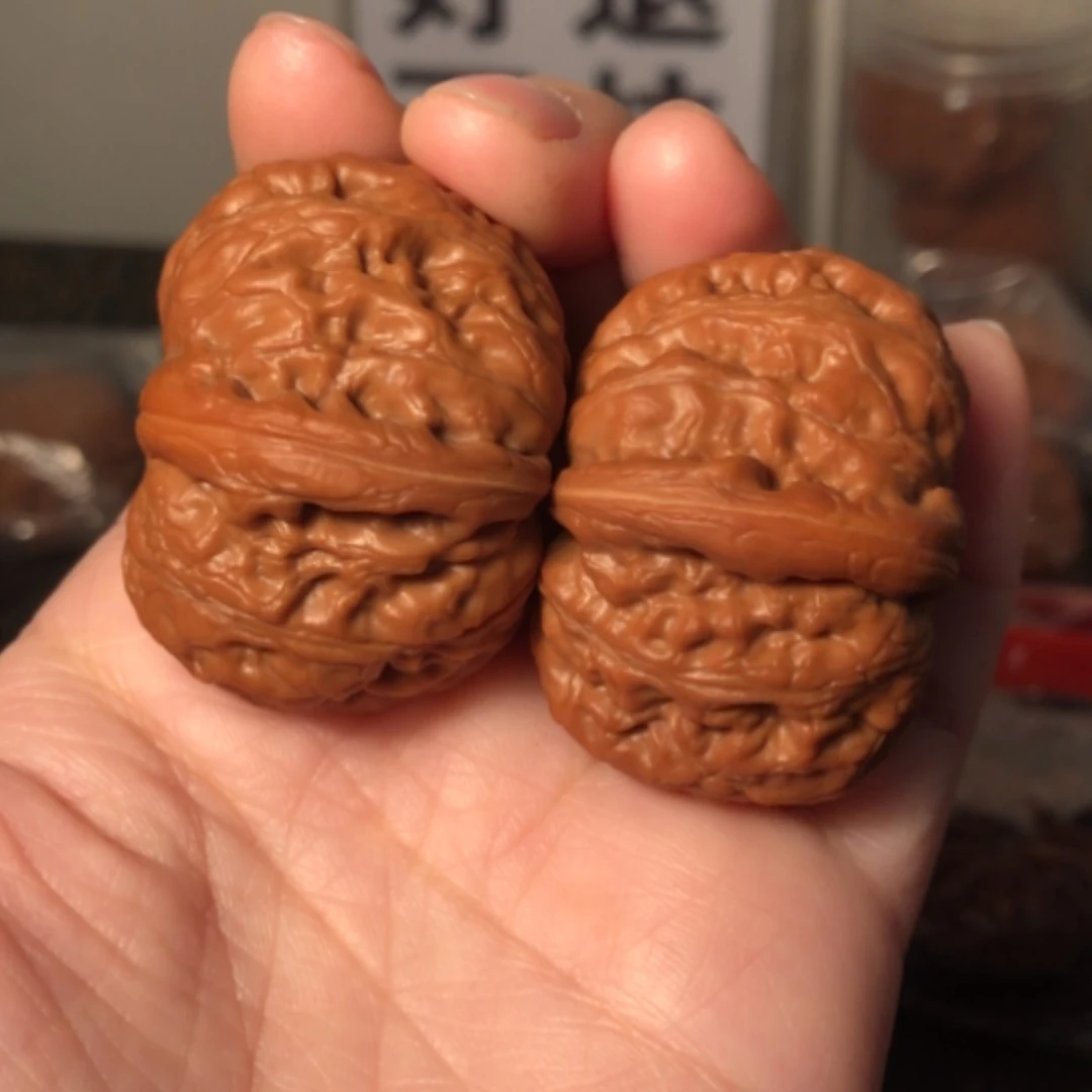 【闪购商品】文玩核桃把件平谷元宝42