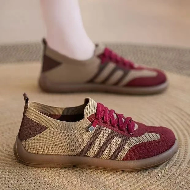 德训鞋2025春季爆款时尚洋气休闲女轻便舒适软底运动鞋老北京布鞋