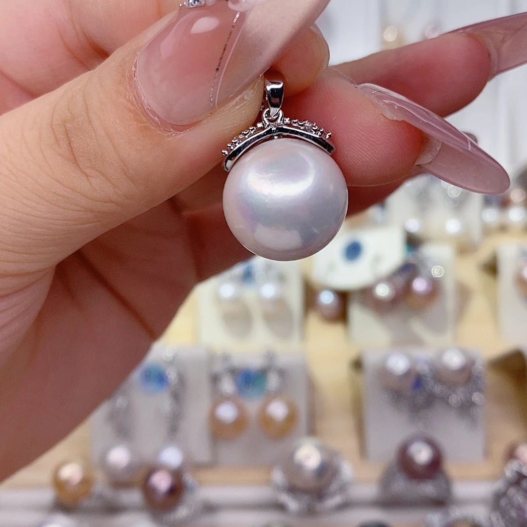 淡水珍珠吊坠(赠链)未镶嵌15➕