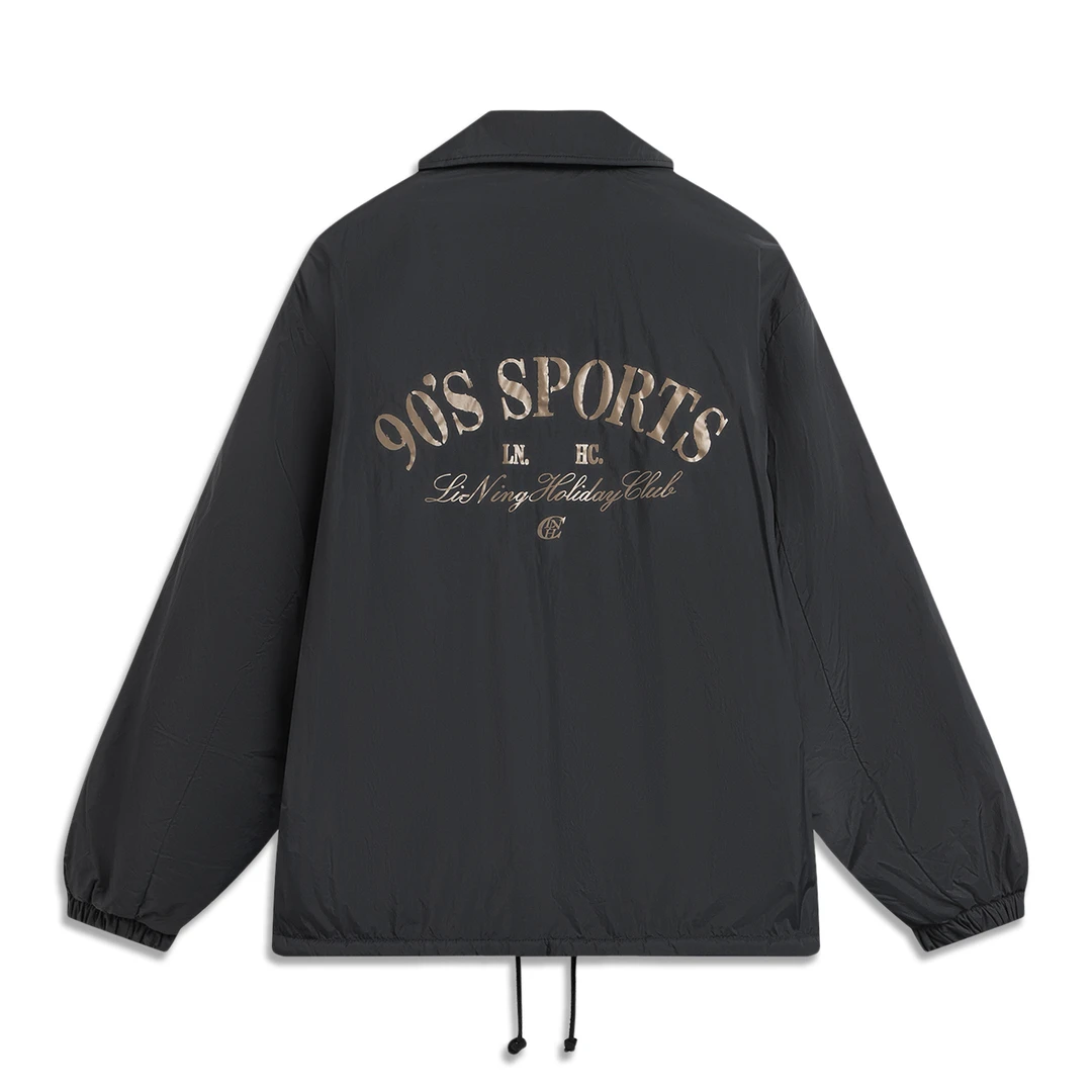 李宁夹克男女款运动生活系列摇粒绒保暖情侣翻领运动服AJDV335