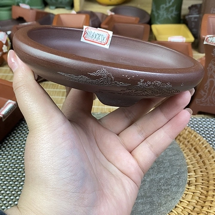 琉璃手工艺品宜兴紫砂精品花盆