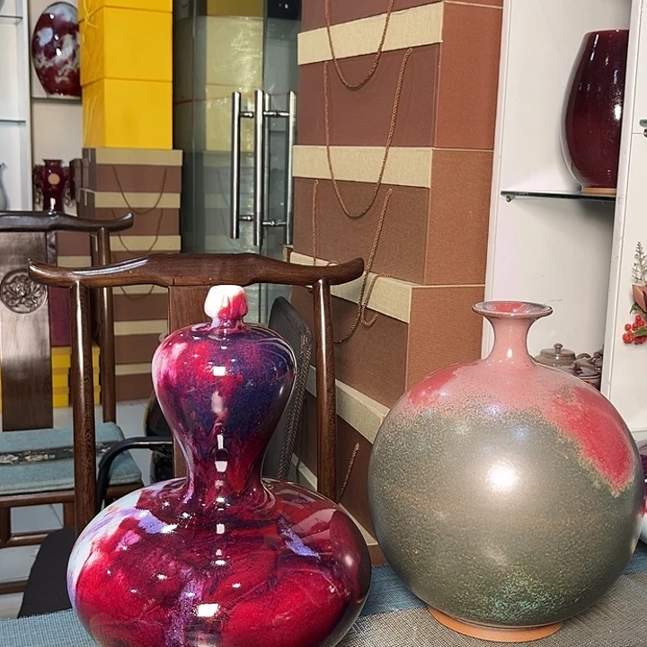 柯***南钧瓷摆件钧瓷摆件钧瓷摆件