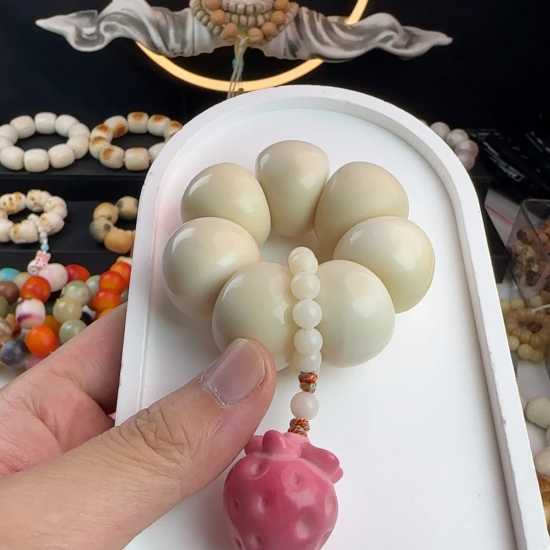 菩提根/象牙果吊坠卡24蒜瓣手捻1个通货