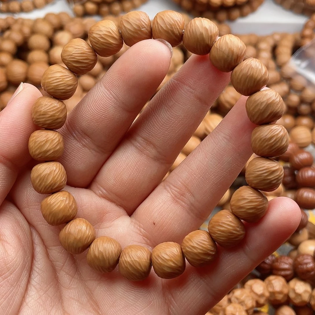 猴头核桃吊坠11+微瑕云锦