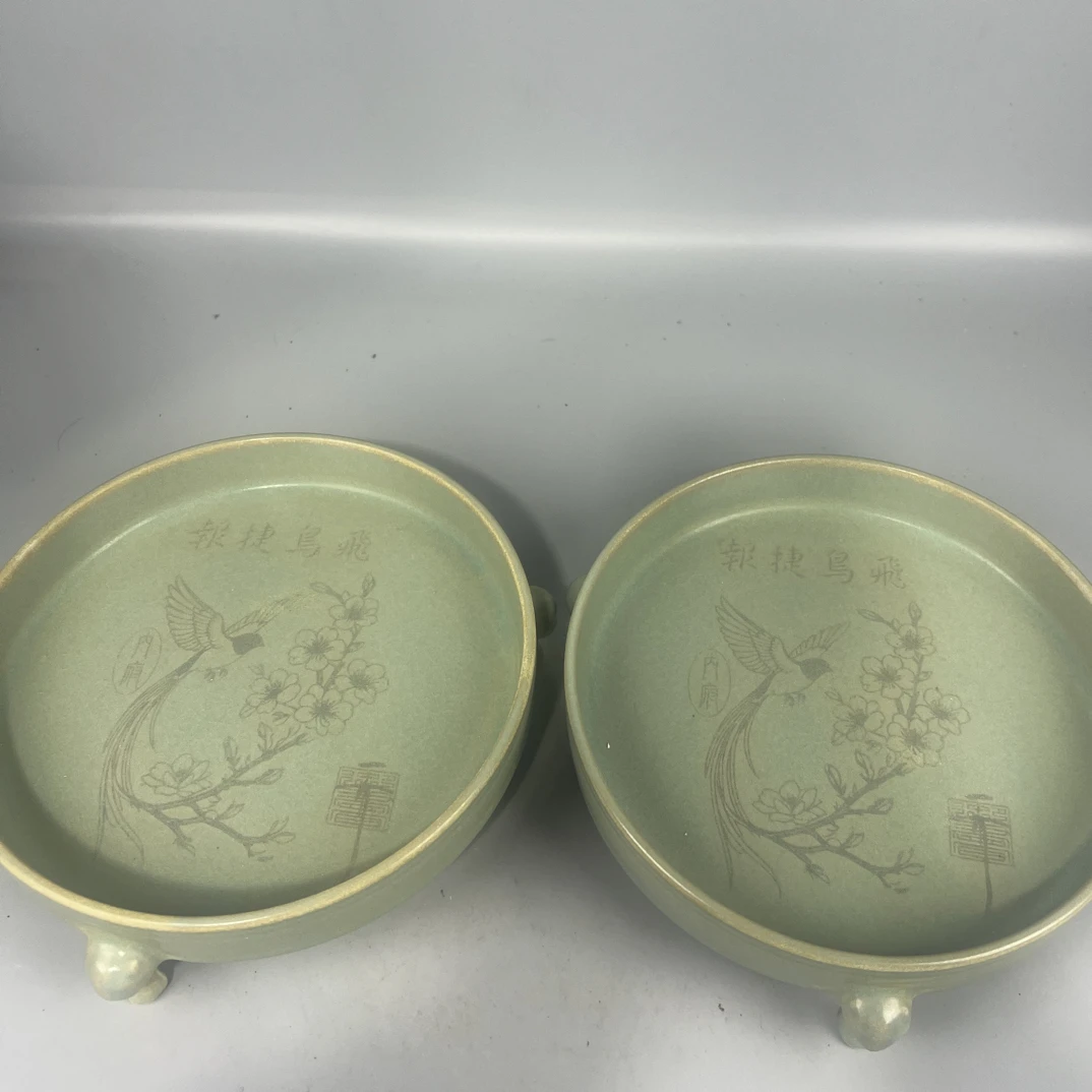 手工制作陶瓷摆件青瓷