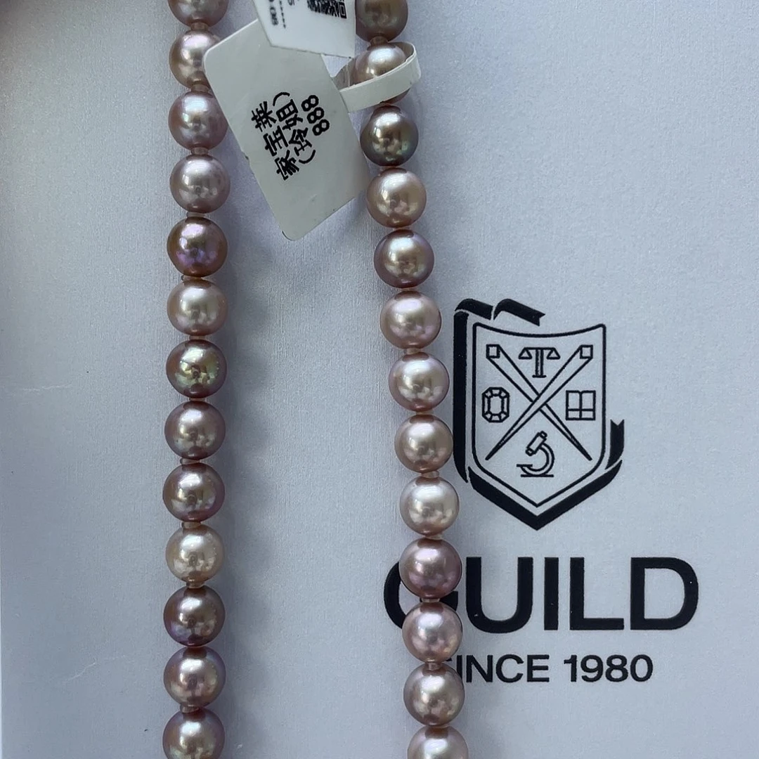 淡水珍珠项链银S925镶嵌