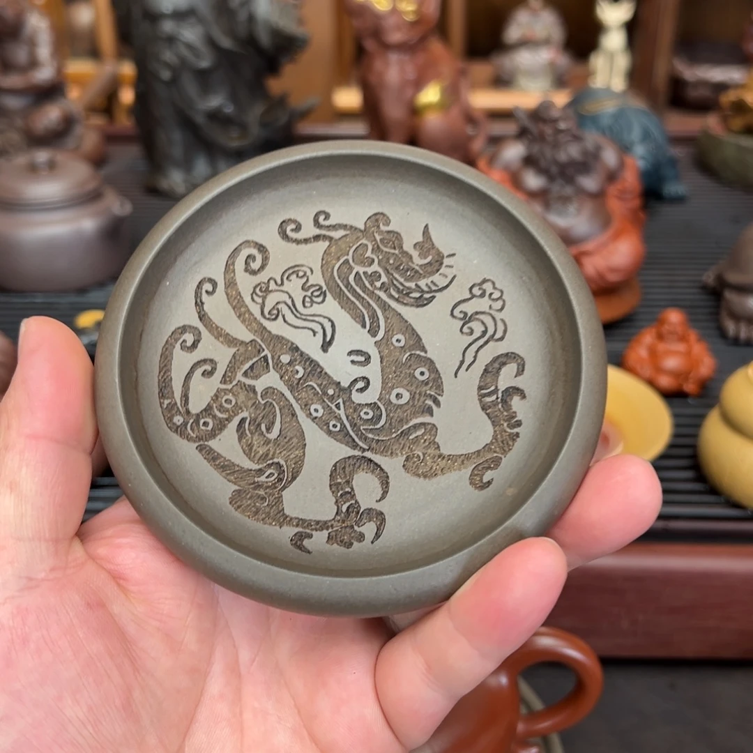 ****仔紫砂茶宠紫砂盖置