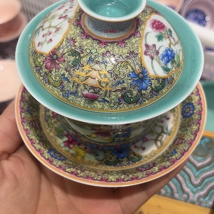 陶摆件景德镇陶瓷主人杯13444