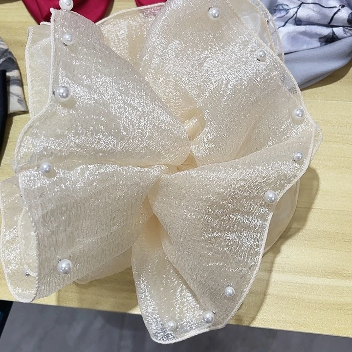 布艺铁合金蝴蝶结发夹