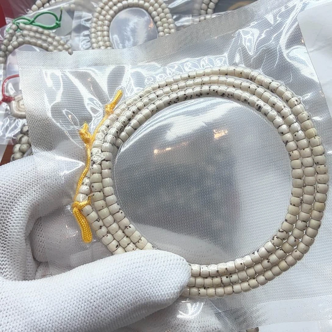 星月菩提吊坠5原白4左右108