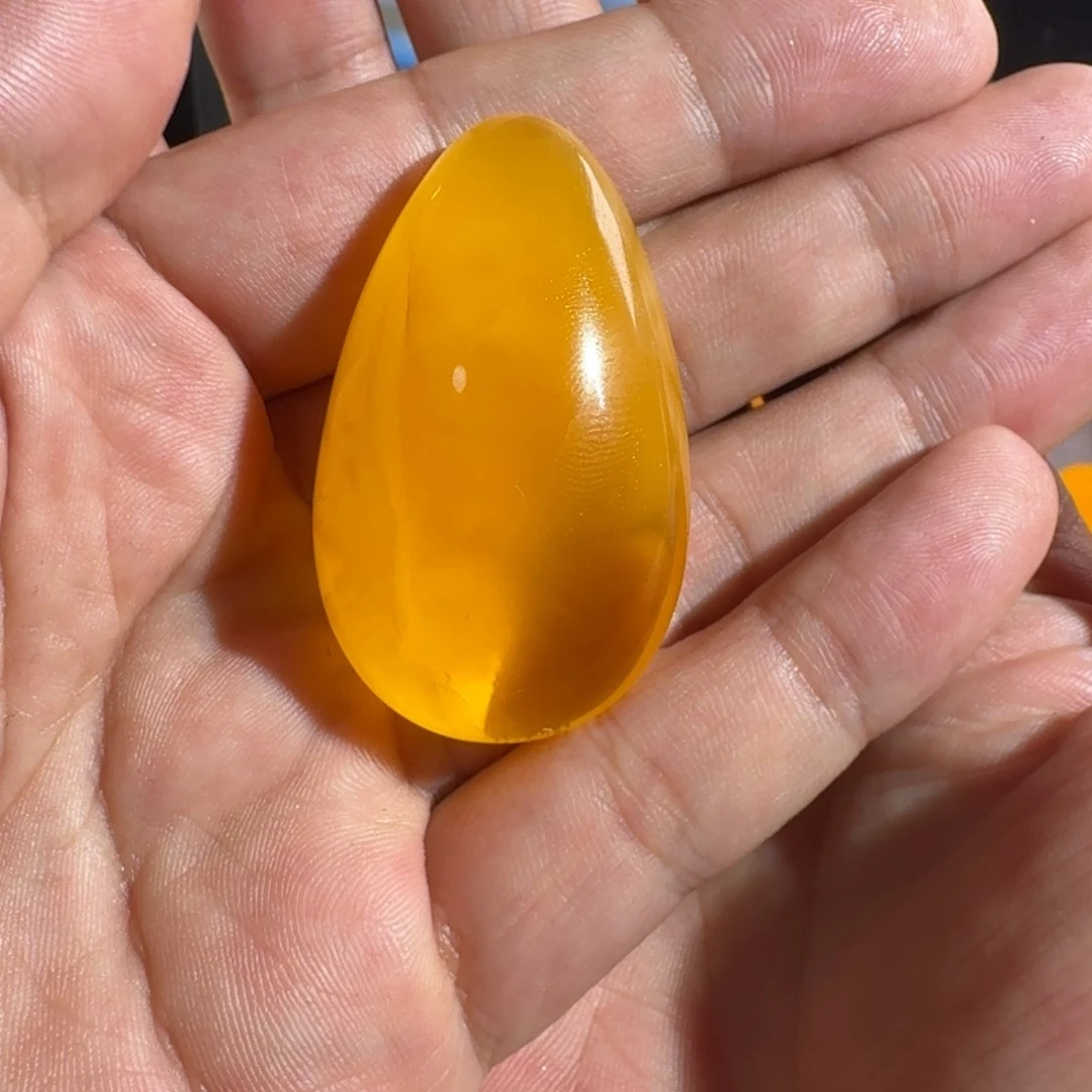 蜜蜡毛衣链未镶嵌