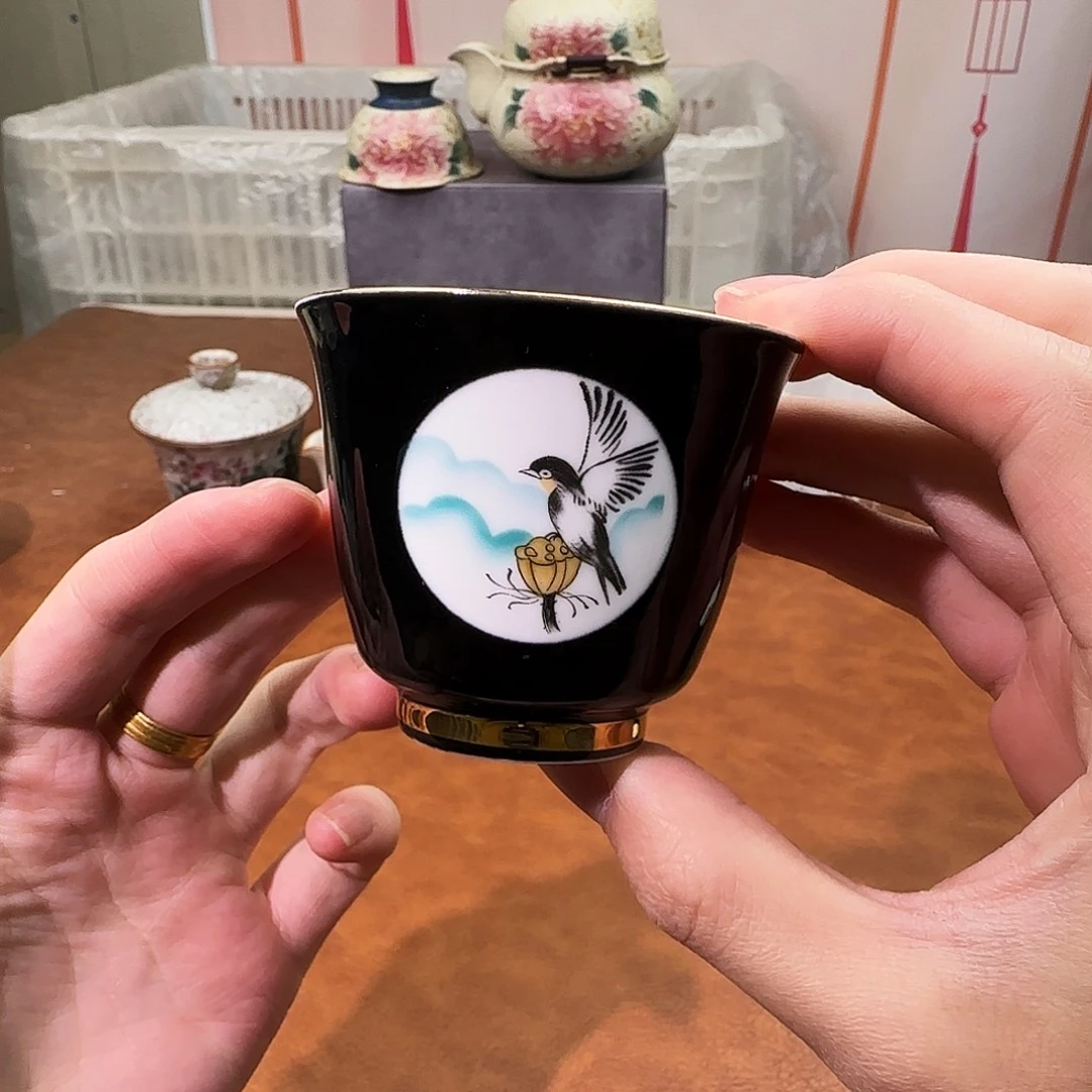 初颜商品闪购链接喜鹊茶杯