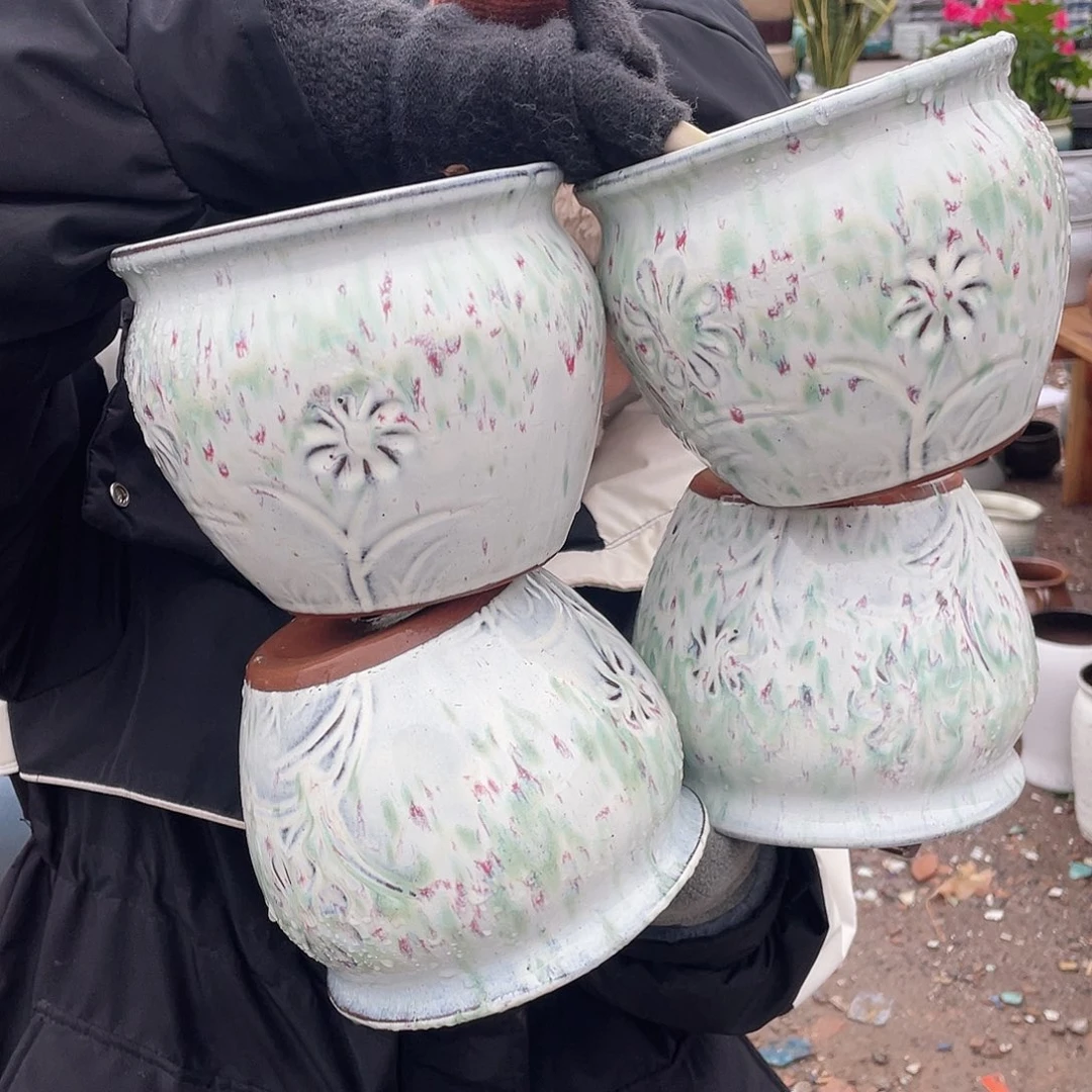 红陶王嫂花盆0201-242