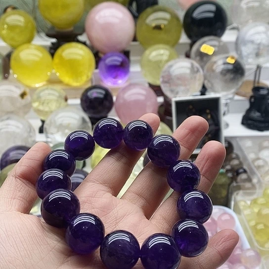 未镶嵌珠宝半成品紫晶音*5