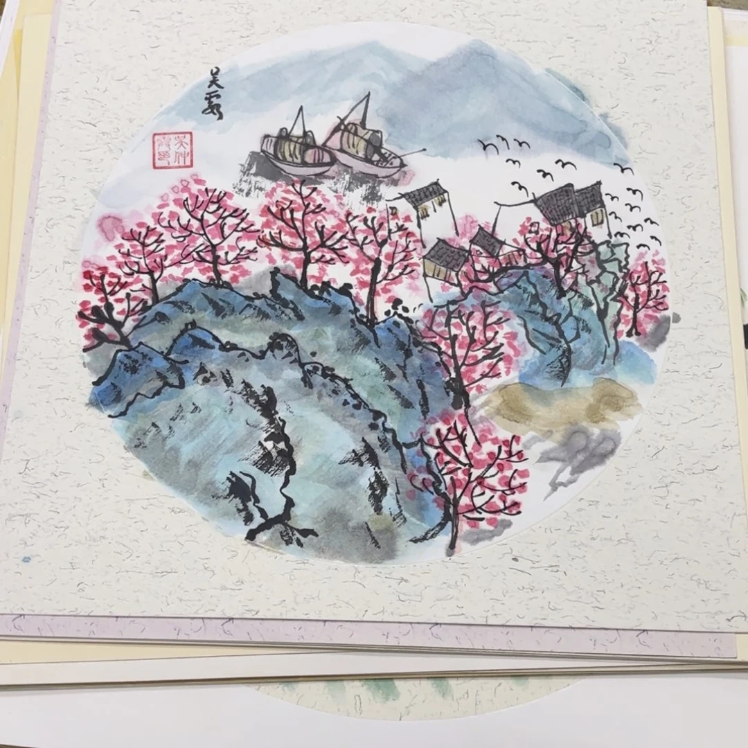 国画33-33卡纸作品艺