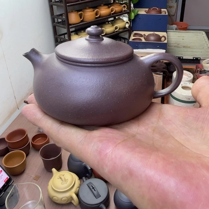 K***u紫砂茶壶微瑕寒江