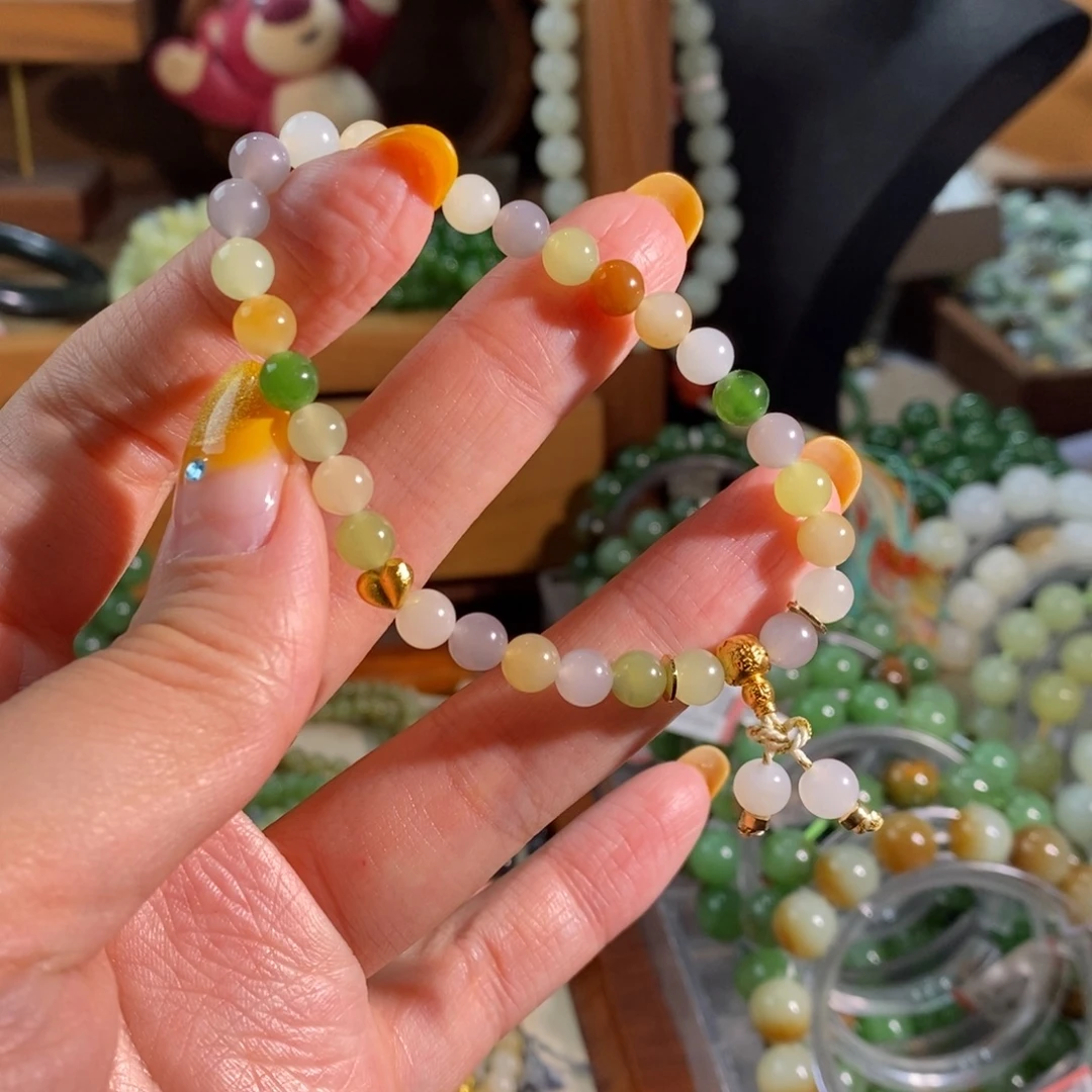 和田玉未镶嵌手链