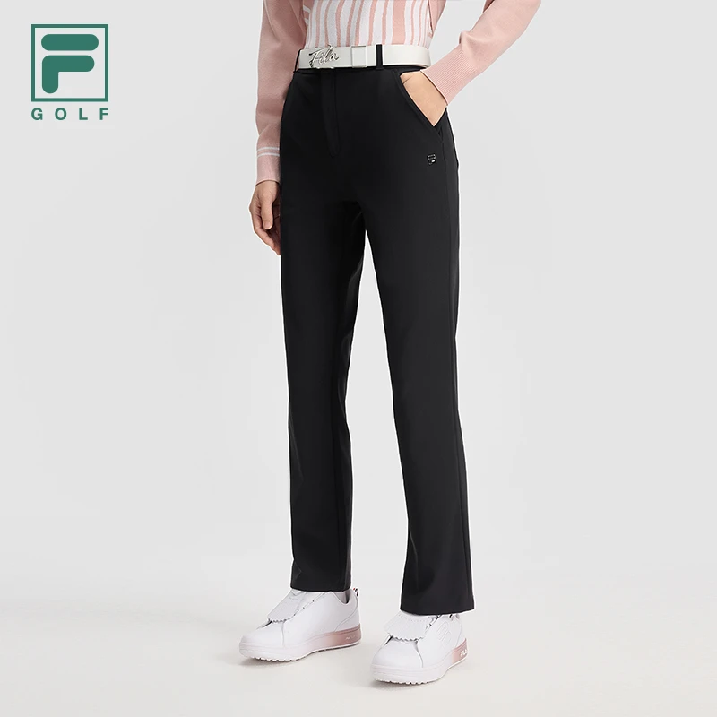 Fila/斐乐新款女子【户外运动舒适显瘦梭织长裤】百搭A11W515802F