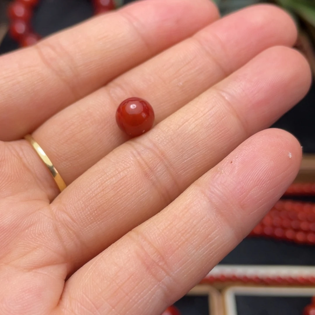 【闪购商品】南红玛瑙单珠8多样性发1未镶嵌