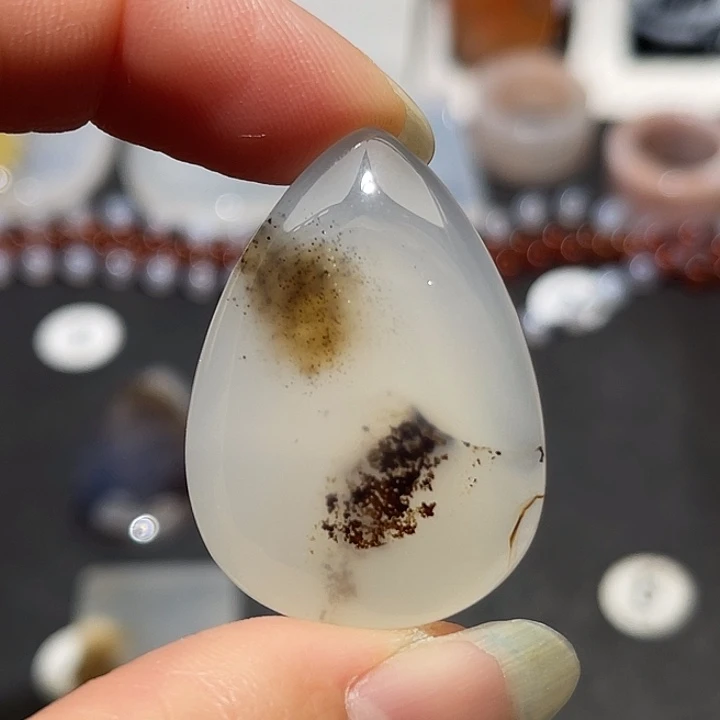 玛瑙/玉髓未镶嵌吊坠(不含链)