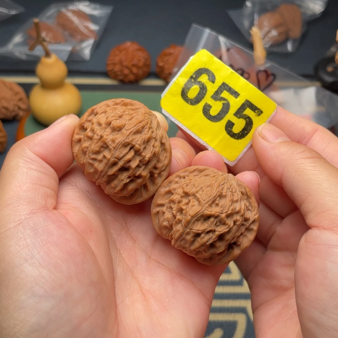 文玩核桃吊坠39全品磨盘655号