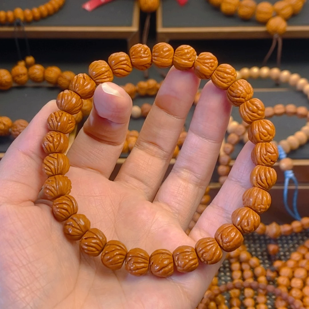 峰***桃核吊坠秦岭森林10