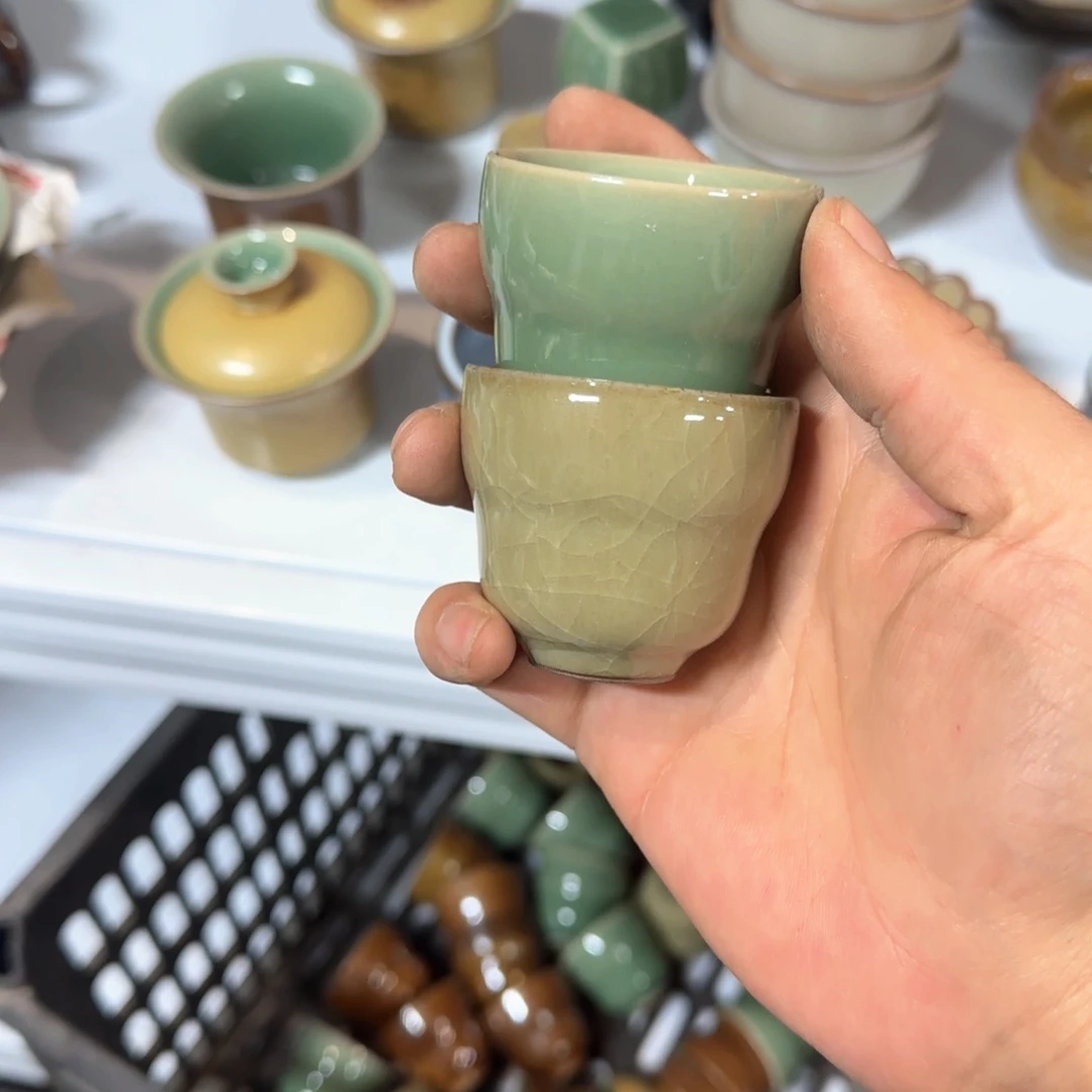 小金茶具青瓷茶器