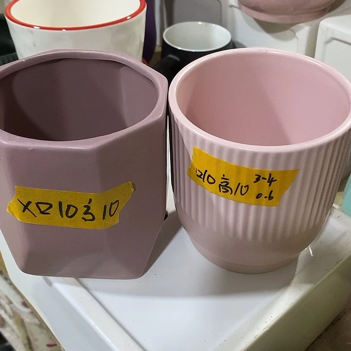 陶盆有孔 瑕疵针孔漏釉介意勿拍 口高