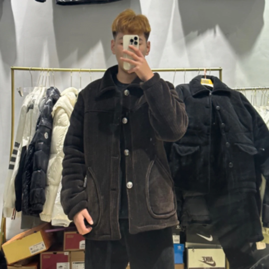 条绒可外穿男款加厚保暖家居服休闲冬季男士