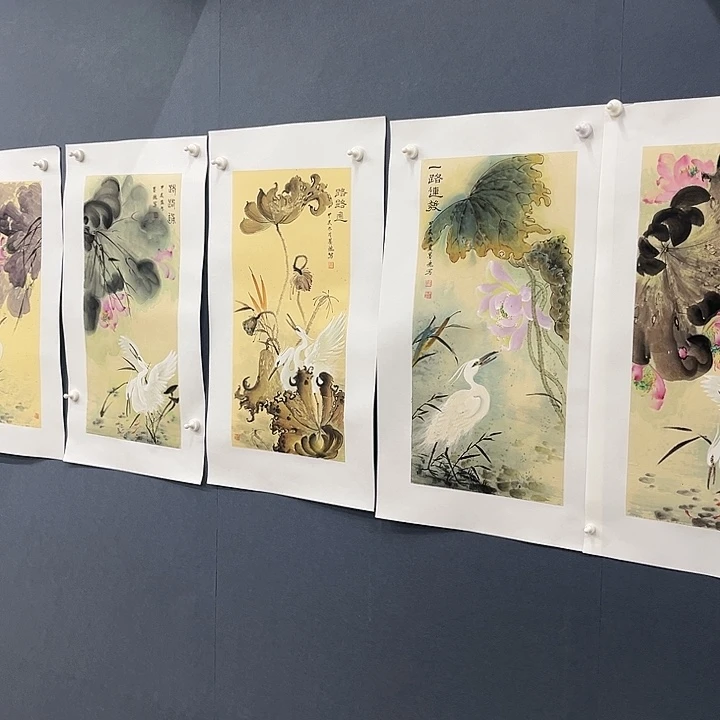 国画莯*曹建英5张打包