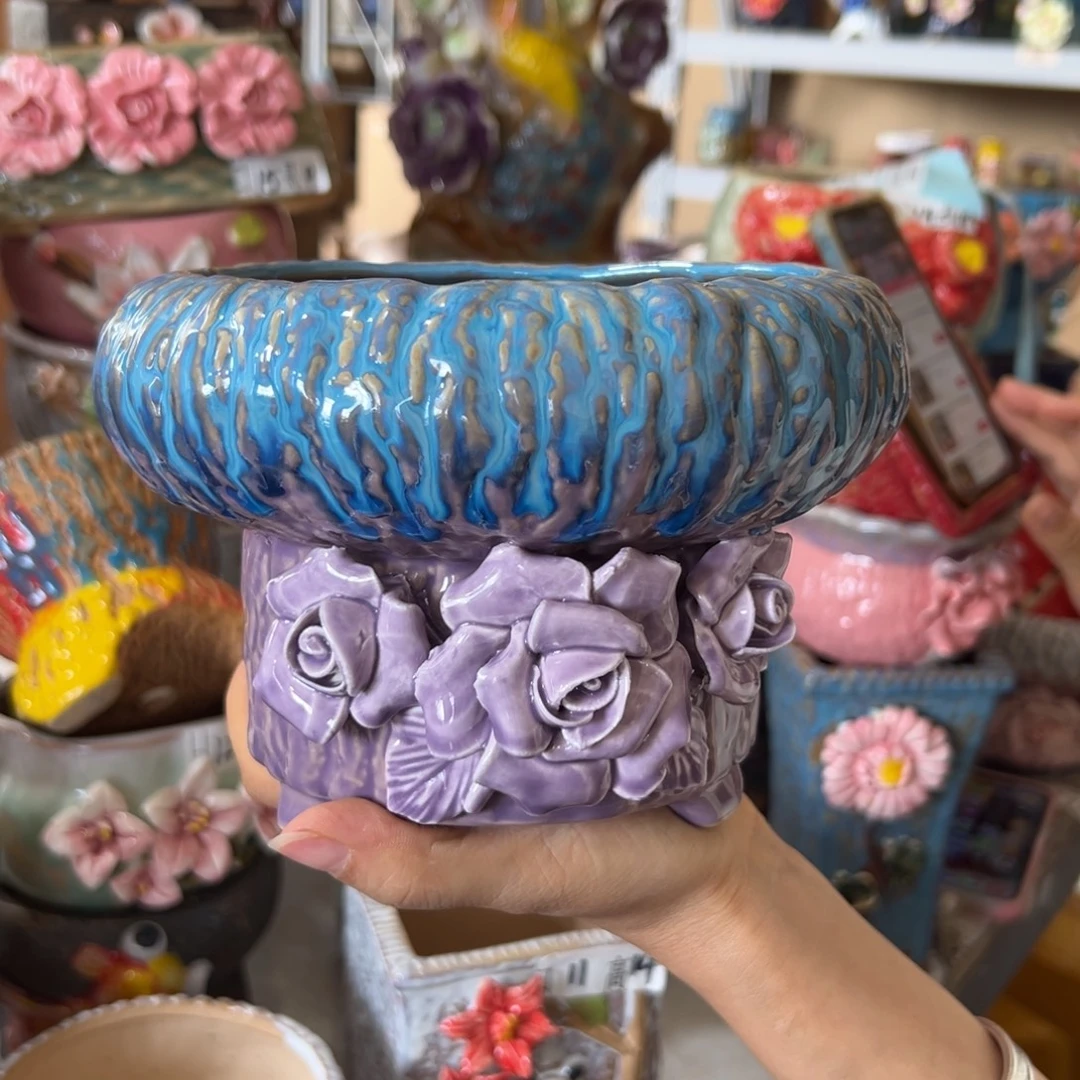 多肉花盆，满20米发货爱退款拉黑