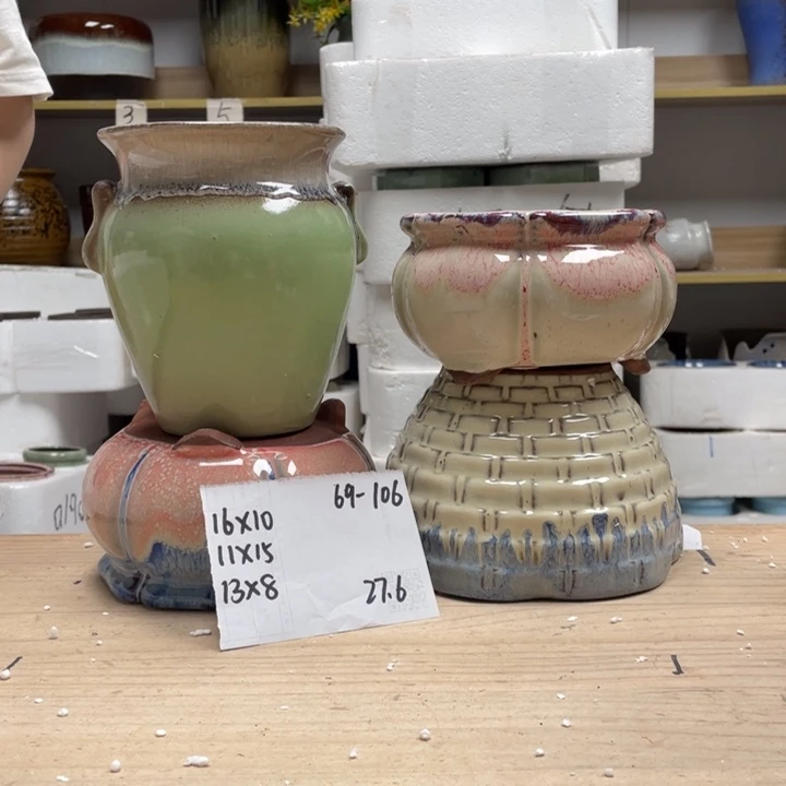 紫砂花盆多肉花盆微瑕106