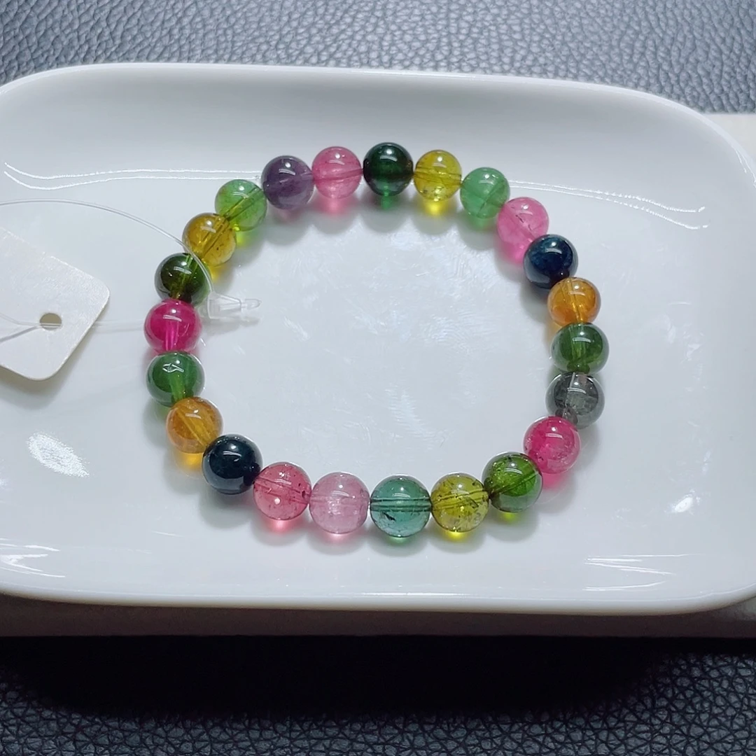 未镶嵌手链碧玺8.3mm左右