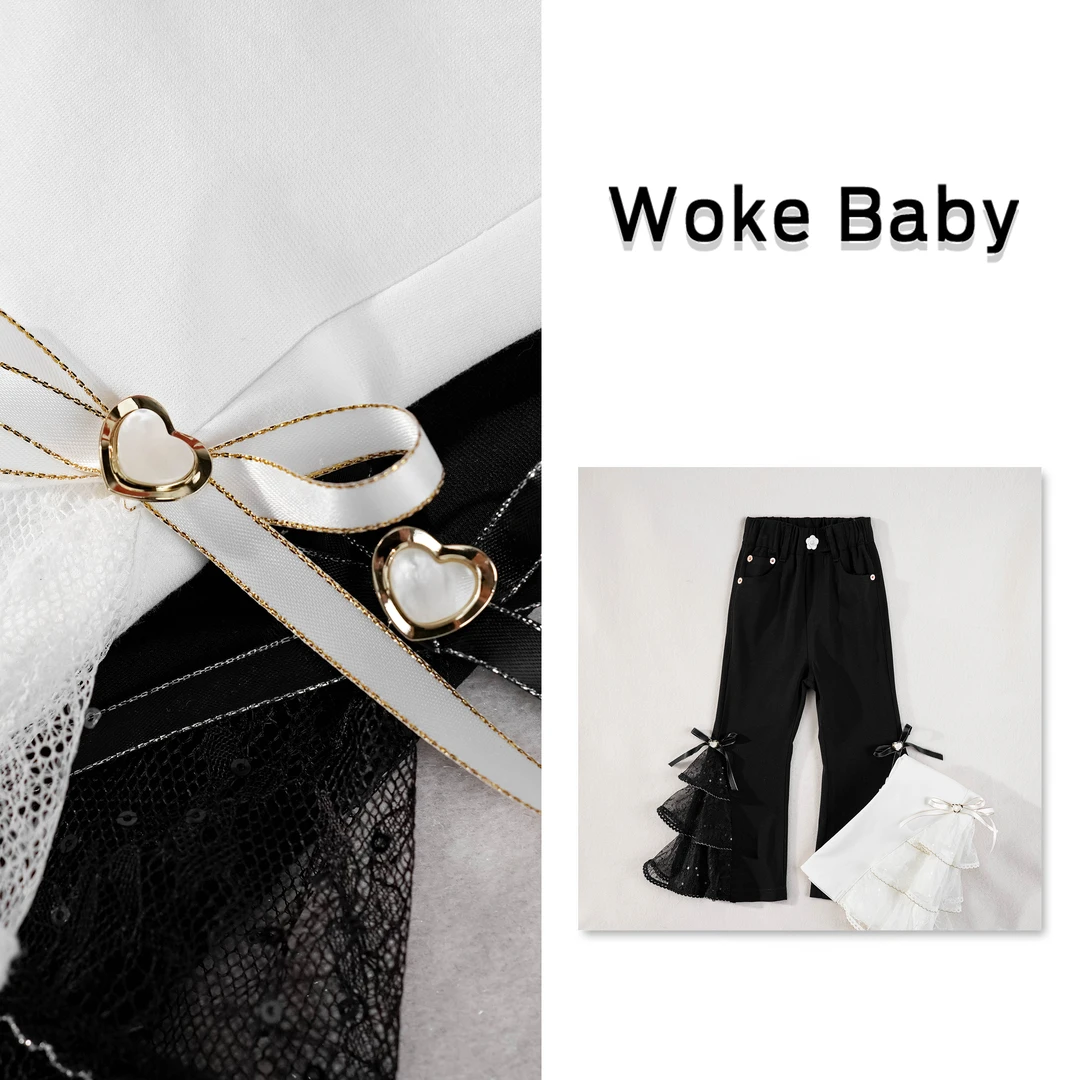 【现货】【塞纳午后】女童汉服春季新款时尚洋气儿童百搭裤子 S5255