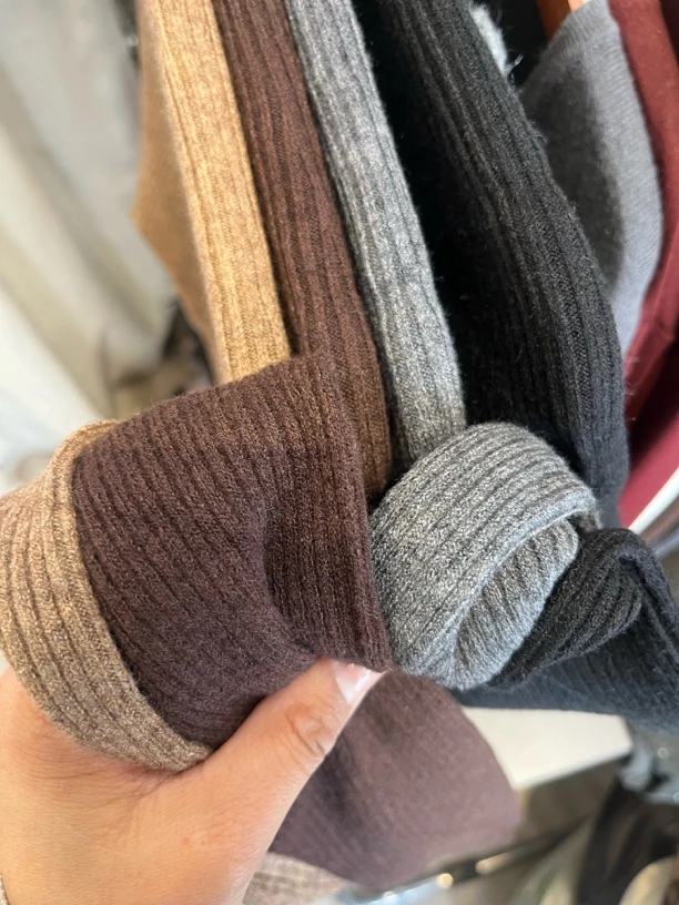 秋冬毛衣半高领百搭款