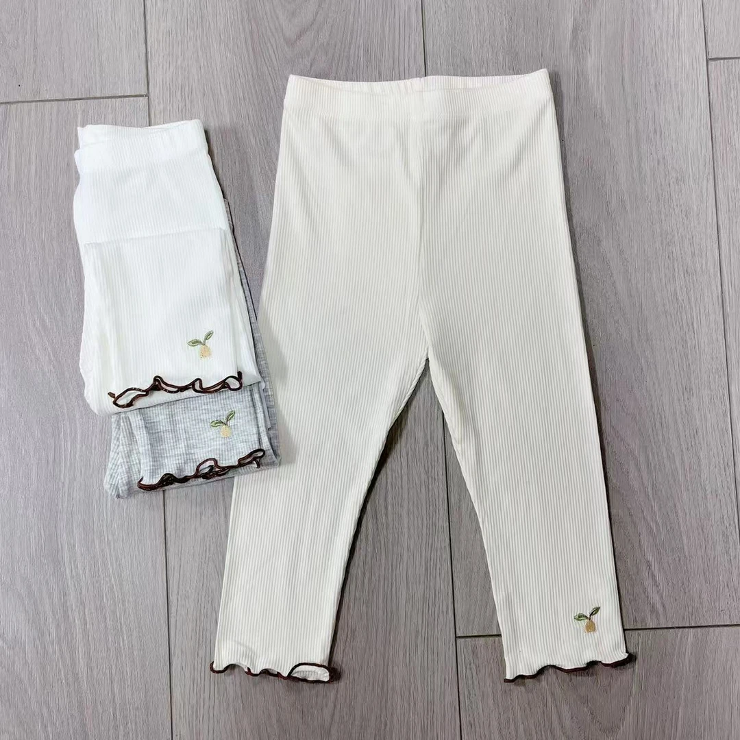 LK儿童春秋新款打底裤女宝宝弹力洋气百搭长裤 86212