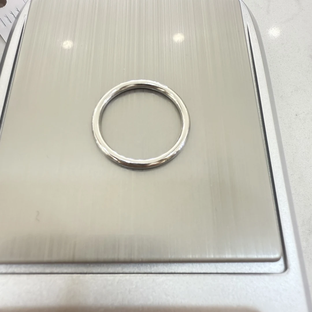 6.15 铂金PT 950戒指   1.72克圈16