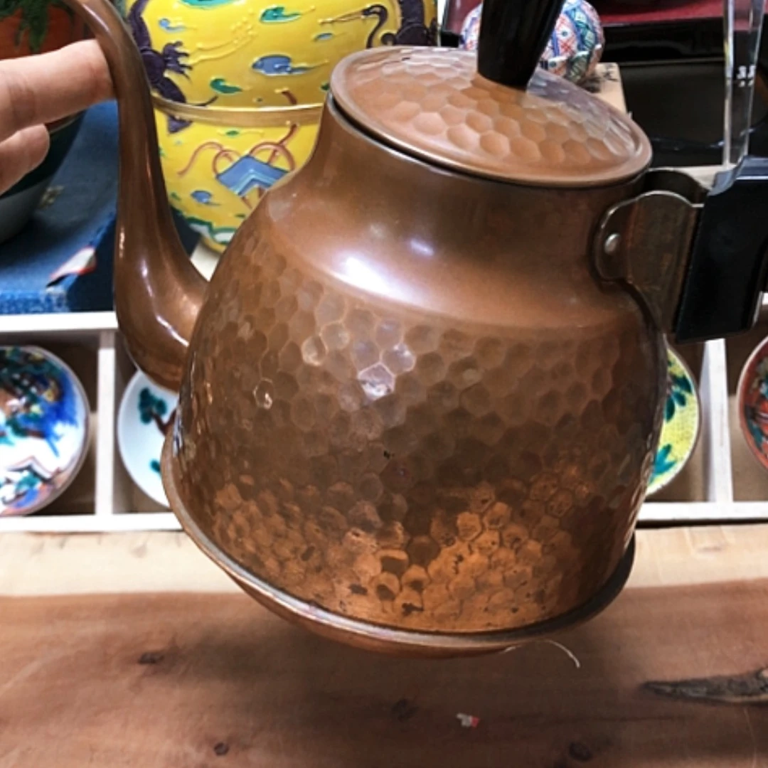 【闪购商品】碗有使用痕迹紫铜壶