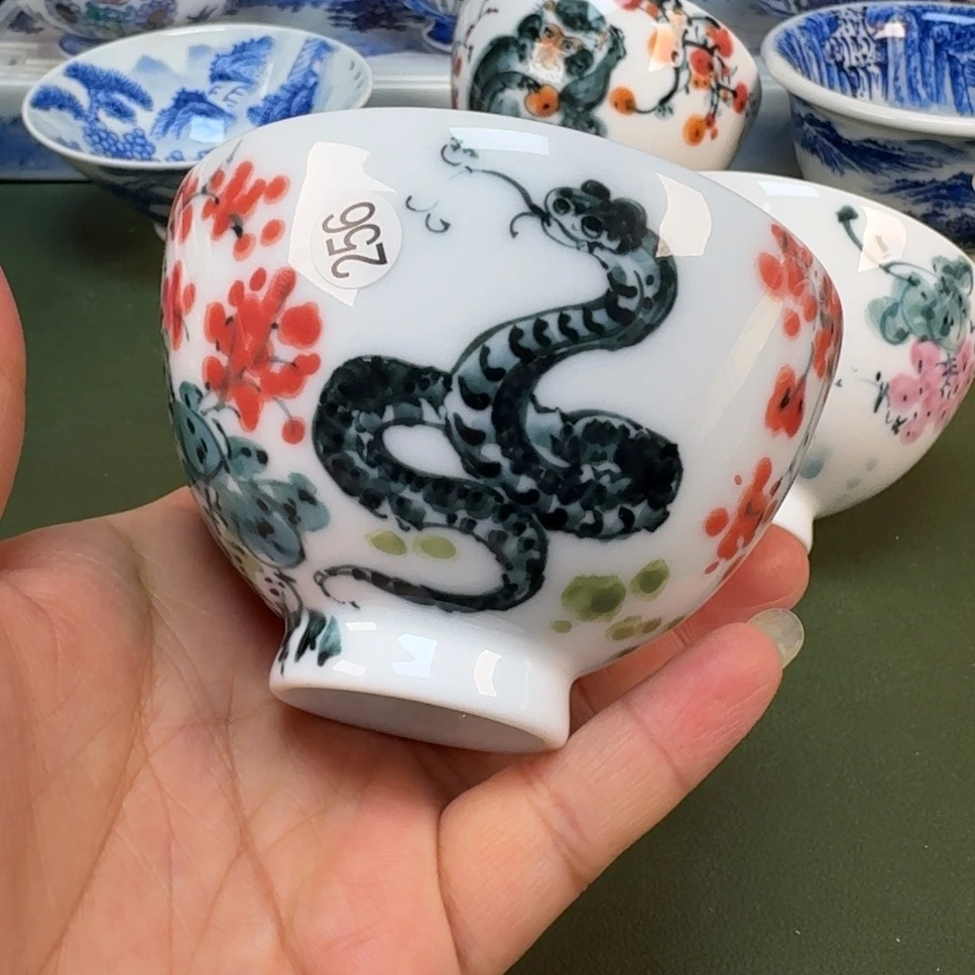 陶瓷景德镇纯手绘茶具圆圆272