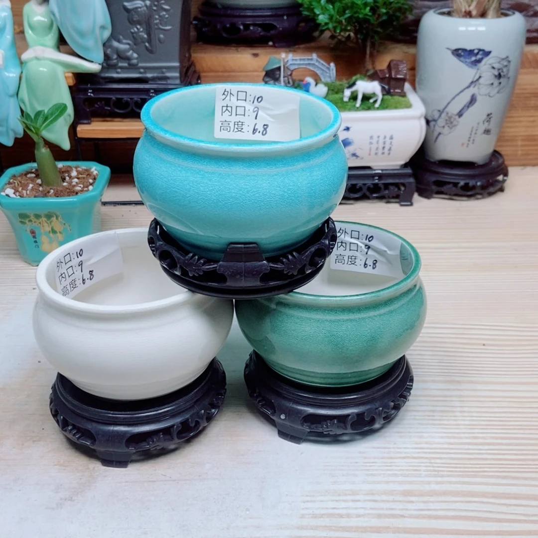 瓷片陶瓷花盆陶瓷艺术