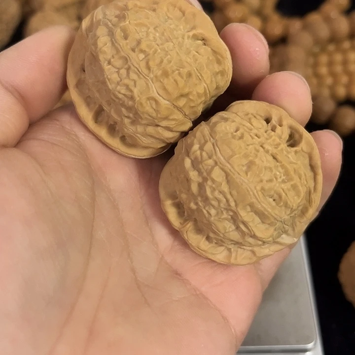 把件文玩核桃42左右南瓜墩，编号033