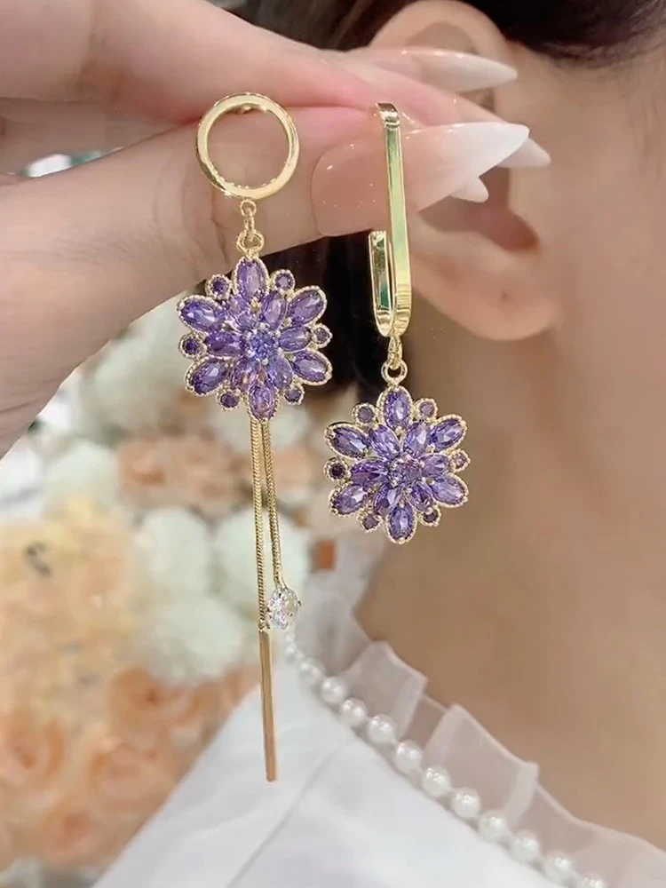 铜合金耳饰 耳环浪漫气质优雅C338