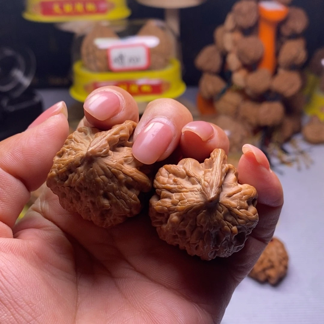 把件文玩核桃010野生果一翻风顺35尺蒜品