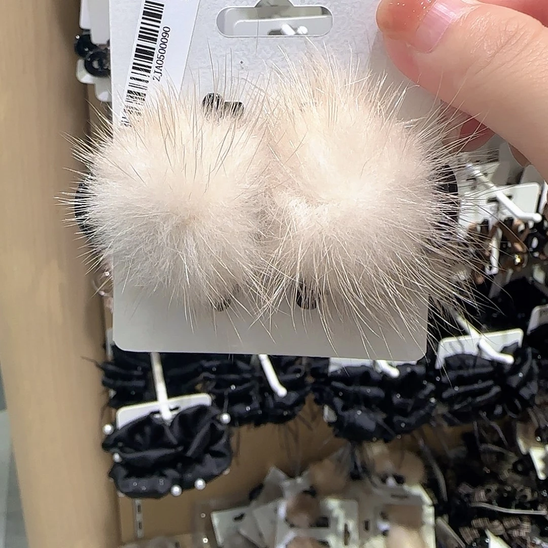 皮质非金属毛毛抓夹